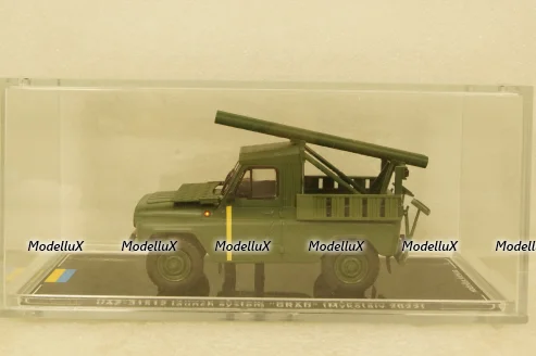 УАЗ-31512 "Град" Ukraine Territorial Defense Forces Gun truck (Mykolaiv 2022), TruckTyr 1:43