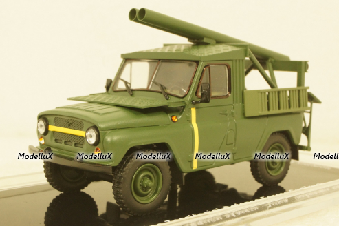 УАЗ-31512 "Град" Ukraine Territorial Defense Forces Gun truck (Mykolaiv 2022), TruckTyr 1:43