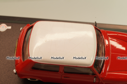 Mini Cooper, red/white roof, Delprado 1:43 Уценка!