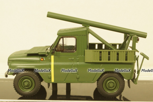 УАЗ-31512 "Град" Ukraine Territorial Defense Forces Gun truck (Mykolaiv 2022), TruckTyr 1:43