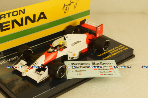 McLaren MP4/5B 27 Winner F1 Monaco 1990 Ayrton Senna, 547904127, Minichamps 1:43