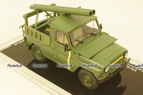 УАЗ-31512 "Град" Ukraine Territorial Defense Forces Gun truck (Mykolaiv 2022), TruckTyr 1:43