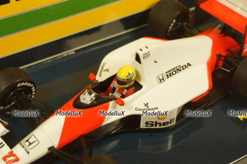 McLaren MP4/5B 27 Winner F1 Monaco 1990 Ayrton Senna, 547904127, Minichamps 1:43