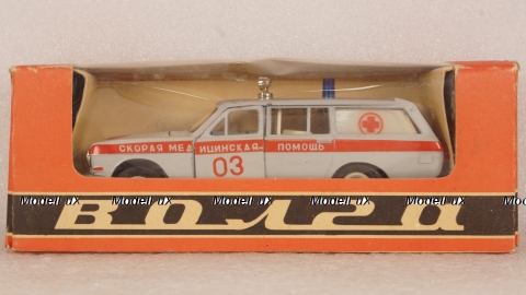 Газ-2402 Волга Скорая медицинская помощь, Тантал/Радон 1:43 
