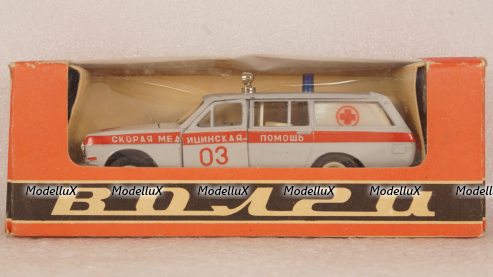 Газ-2402 Волга Скорая медицинская помощь, Тантал/Радон 1:43 