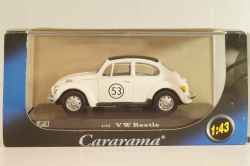 Volkswagen Beetle #53 Herbie, white, Cararama 1:43