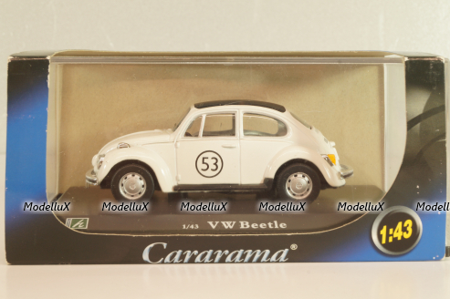 Volkswagen Beetle #53 Herbie, white, Cararama 1:43