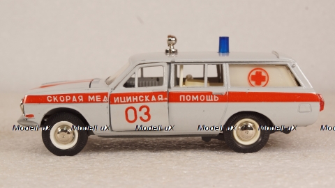Газ-2402 Волга Скорая медицинская помощь, Тантал/Радон 1:43 