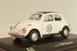 Volkswagen Beetle #53 Herbie, white, Cararama 1:43