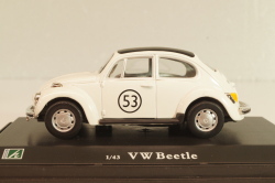 Volkswagen Beetle #53 Herbie, white, Cararama 1:43