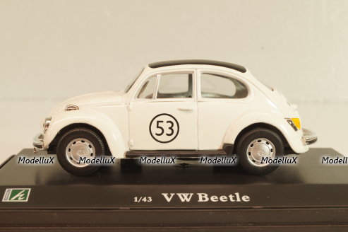 Volkswagen Beetle #53 Herbie, white, Cararama 1:43