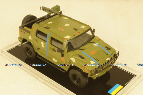 Hummer H2 SUT Ukraine Territorial Defense Forces Gun truck (Odessa 2022), TruckTyr 1:43