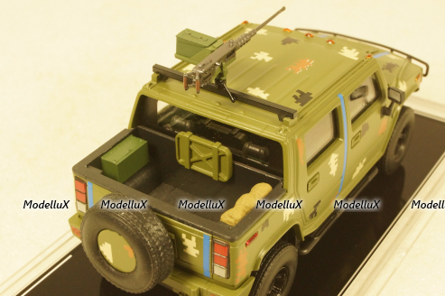 Hummer H2 SUT Ukraine Territorial Defense Forces Gun truck (Odessa 2022), TruckTyr 1:43