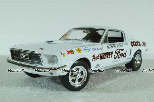 Ford Mustang S/S Cobra Jet 1968, Drag Racing Hubert Platt,  AutoWorld 1 :18 