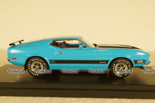 Ford Mustang Mach I 1973 Light Blue/black, PRD399J,  Premium X 1:43