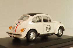 Volkswagen Beetle #53 Herbie, white, Cararama 1:43