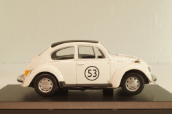 Volkswagen Beetle #53 Herbie, white, Cararama 1:43