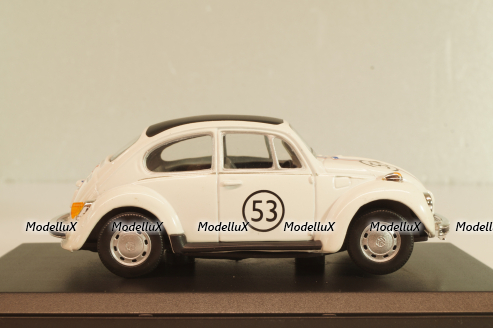 Volkswagen Beetle #53 Herbie, white, Cararama 1:43