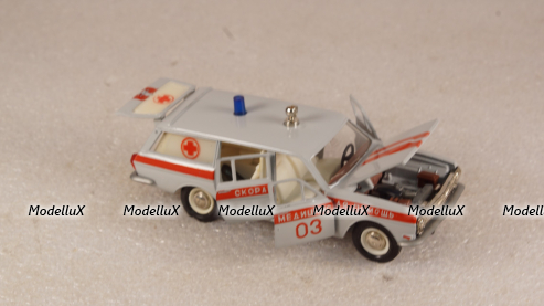 Газ-2402 Волга Скорая медицинская помощь, Тантал/Радон 1:43 