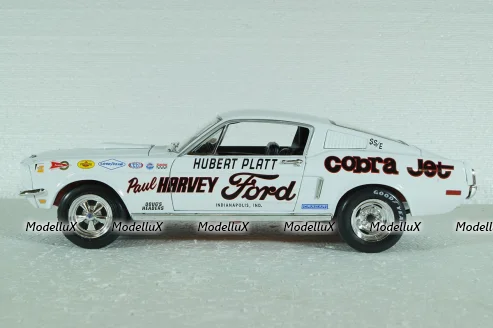 Ford Mustang S/S Cobra Jet 1968, Drag Racing Hubert Platt,  AutoWorld 1 :18 