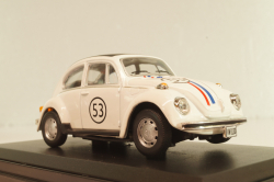Volkswagen Beetle #53 Herbie, white, Cararama 1:43