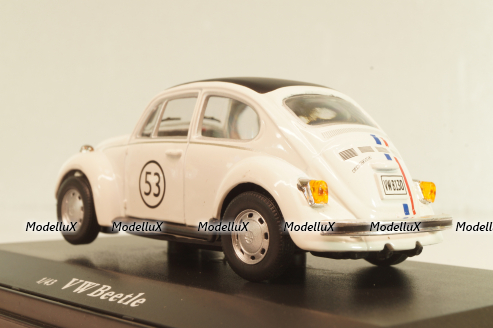 Volkswagen Beetle #53 Herbie, white, Cararama 1:43