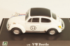 Volkswagen Beetle #53 Herbie, white, Cararama 1:43
