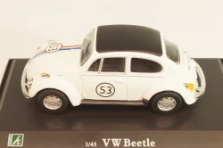 Volkswagen Beetle #53 Herbie, white, Cararama 1:43