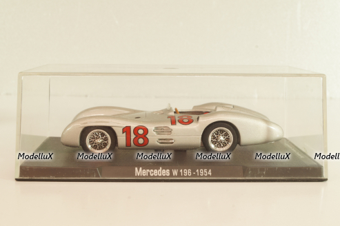 Mercedes-Benz W196 # 18 1954, silver, Atlas 1:43