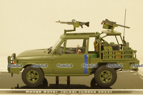 Range Rover Jackal Ukraine Territorial Defense Forces Gun truck (Odessa 2022), TruckTyr 1:43