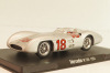 Mercedes-Benz W196 # 18 1954, silver, Atlas 1:43
