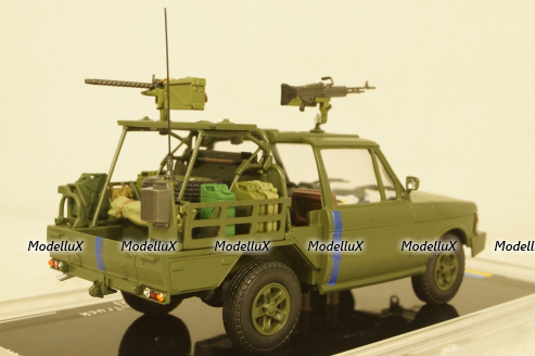 Range Rover Jackal Ukraine Territorial Defense Forces Gun truck (Odessa 2022), TruckTyr 1:43