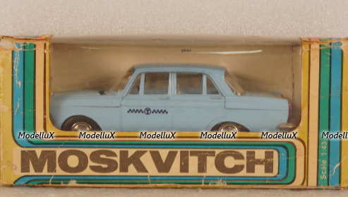 Москвич 412 Такси Апрель 1986, Тантал/Радон 1:43 