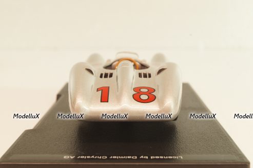 Mercedes-Benz W196 # 18 1954, silver, Atlas 1:43