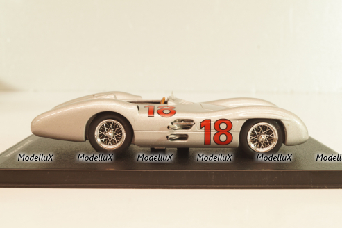 Mercedes-Benz W196 # 18 1954, silver, Atlas 1:43