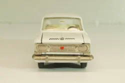 Москвич-408 А10, такси, белый, капот 3 зажима (ранний), Тантал/Радон 1:43