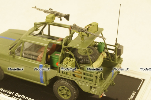 Range Rover Jackal Ukraine Territorial Defense Forces Gun truck (Odessa 2022), TruckTyr 1:43