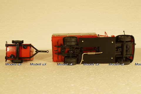 Robur Garant 30k Telonato Feuerwehr With Tanker, Altaya 1:43