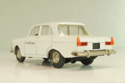 Москвич-408 А10, такси, белый, капот 3 зажима (ранний), Тантал/Радон 1:43