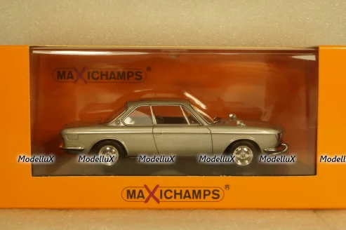 BMW 2000 CS Coupe 1967 silver, 940025081, Maxichamps 1:43 Уценка!