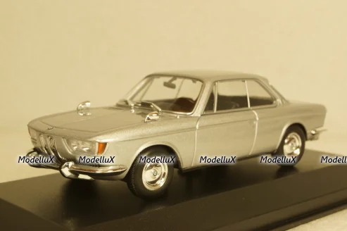BMW 2000 CS Coupe 1967 silver, 940025081, Maxichamps 1:43 Уценка!