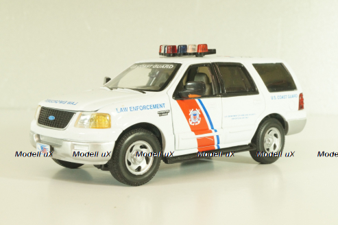 Ford Expedition Police U.S Coast Guard 2003, white, 176316, Gearbox 1:43