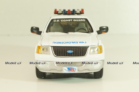 Ford Expedition Police U.S Coast Guard 2003, white, 176316, Gearbox 1:43