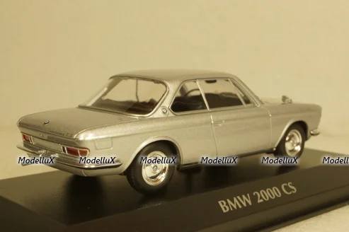 BMW 2000 CS Coupe 1967 silver, 940025081, Maxichamps 1:43 Уценка!