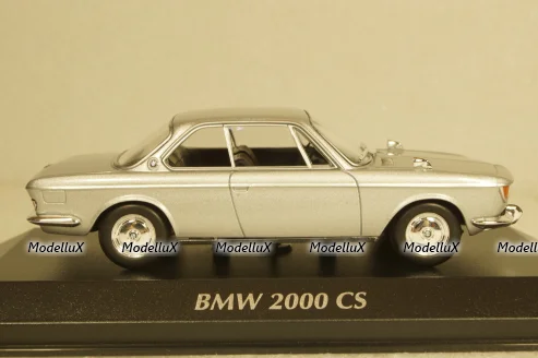 BMW 2000 CS Coupe 1967 silver, 940025081, Maxichamps 1:43 Уценка!