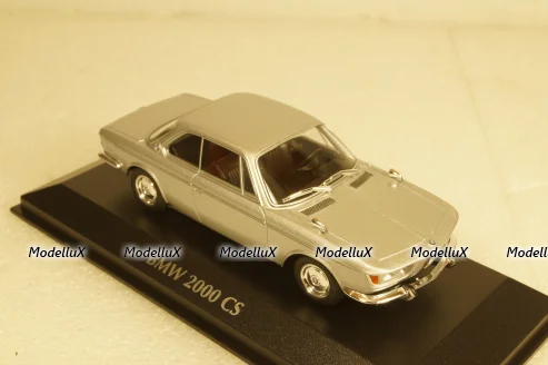BMW 2000 CS Coupe 1967 silver, 940025081, Maxichamps 1:43 Уценка!