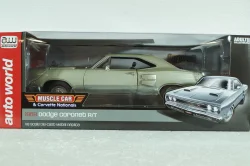 Dodge Coronet R/T 1969, silver metallic, AutoWorld 1 :18