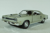 Dodge Coronet R/T 1969, silver metallic, AutoWorld 1 :18