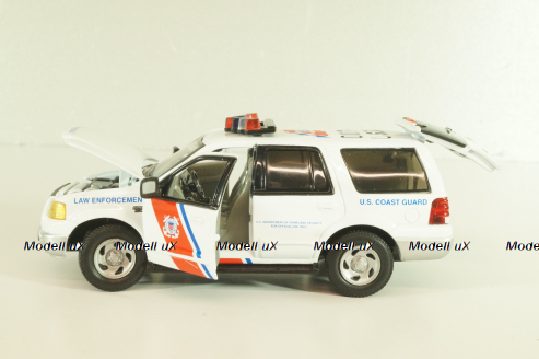 Ford Expedition Police U.S Coast Guard 2003, white, 176316, Gearbox 1:43