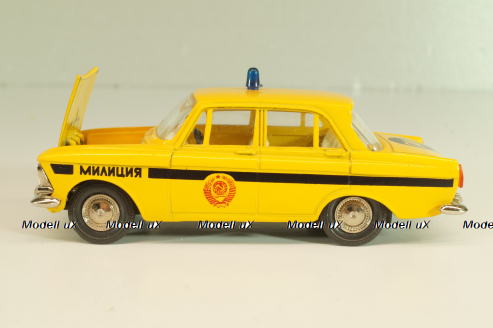 Москвич-412 А8, милиция, Тантал/Радон 1:43